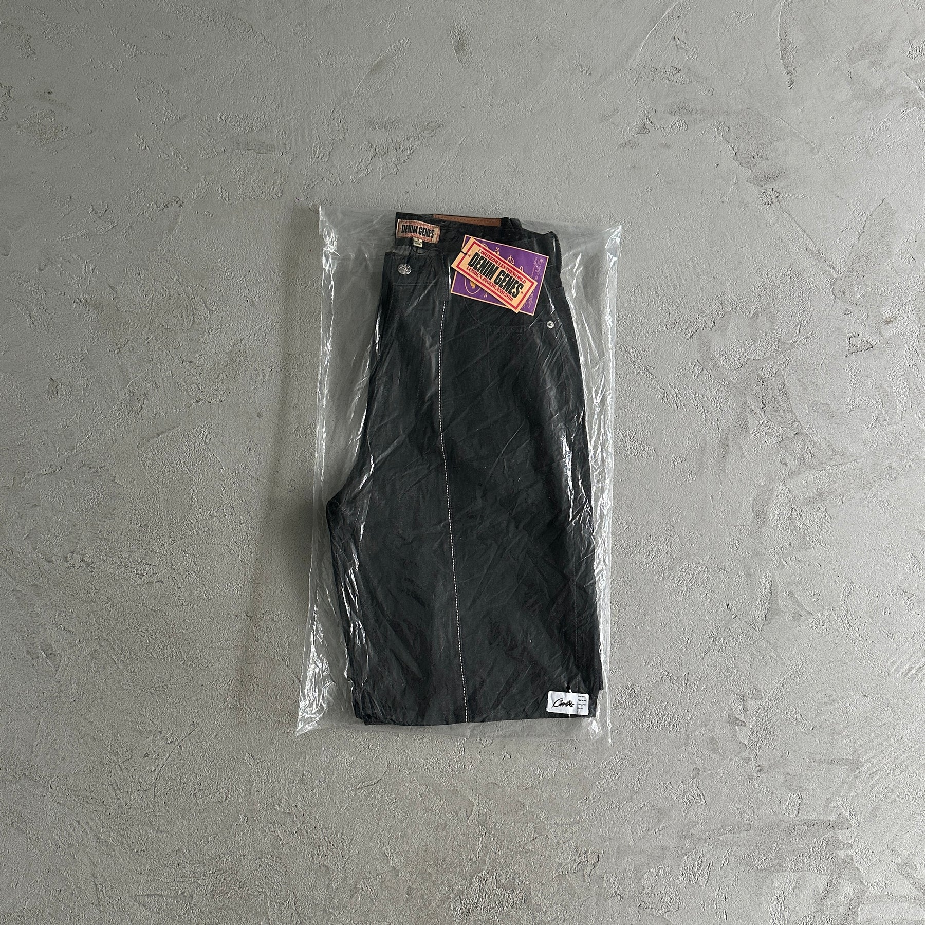 Shorts Corteiz “Denim Genes ” ( Preto )