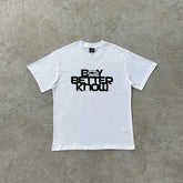 Camisa Corteiz x BBK “Better you know” ( Branca )