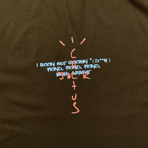 Camisa Cactus Jack ”Sick Mode” ( Marrom )