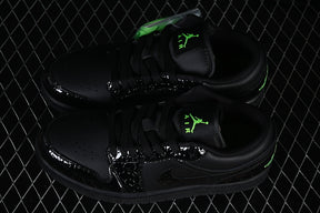 Air Jordan 1 Low "Black Croc”