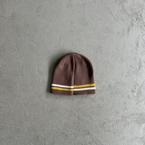 Touca Corteiz “Stripe Beanie” ( Marrom )