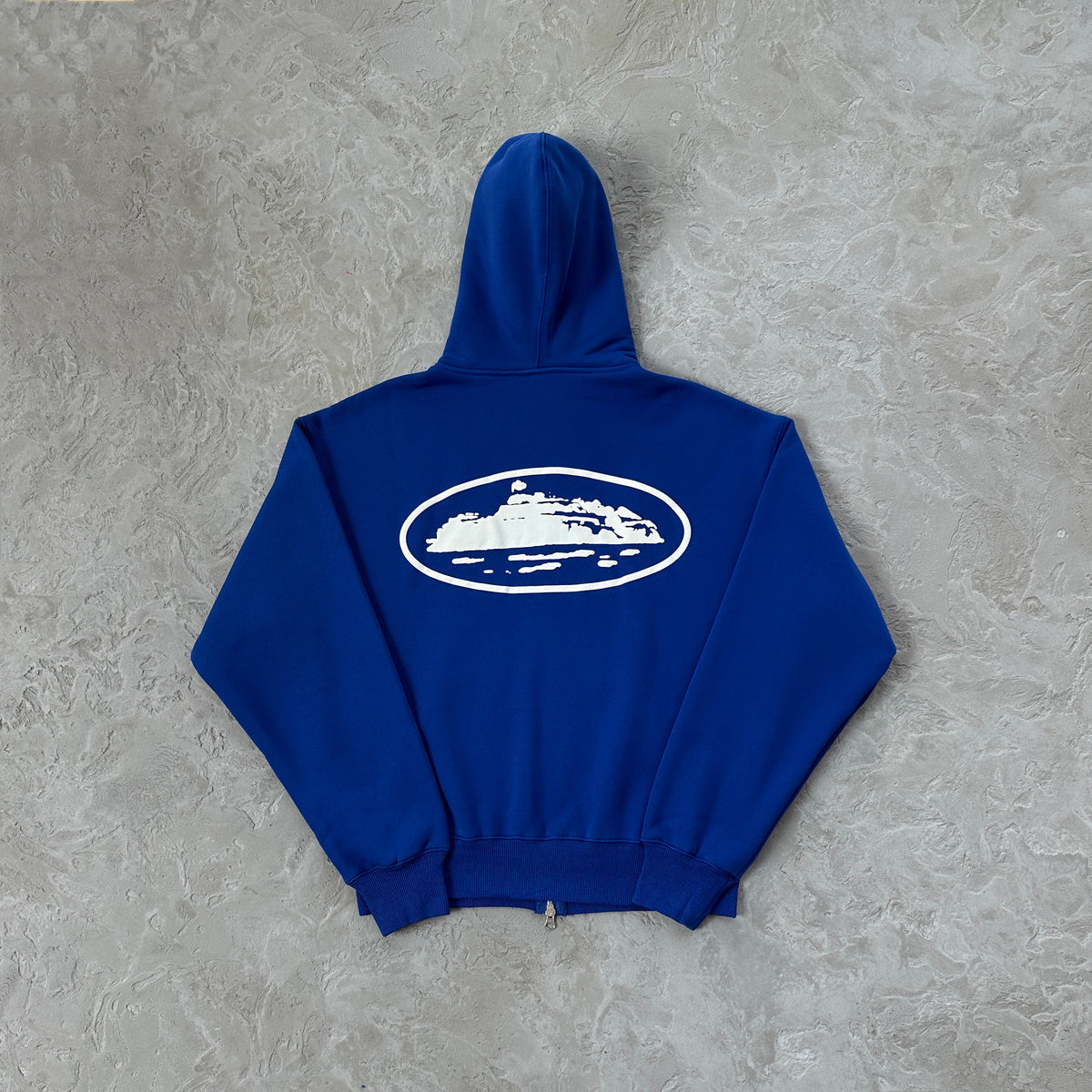 Conjunto Corteiz “Island Puff Print” ( Azul Escuro )