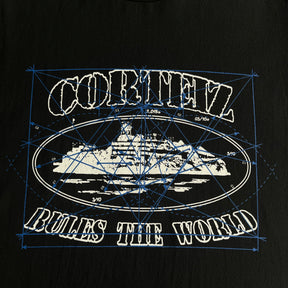 Camisa Corteiz “Alcatraz Coordinates” ( Preta )