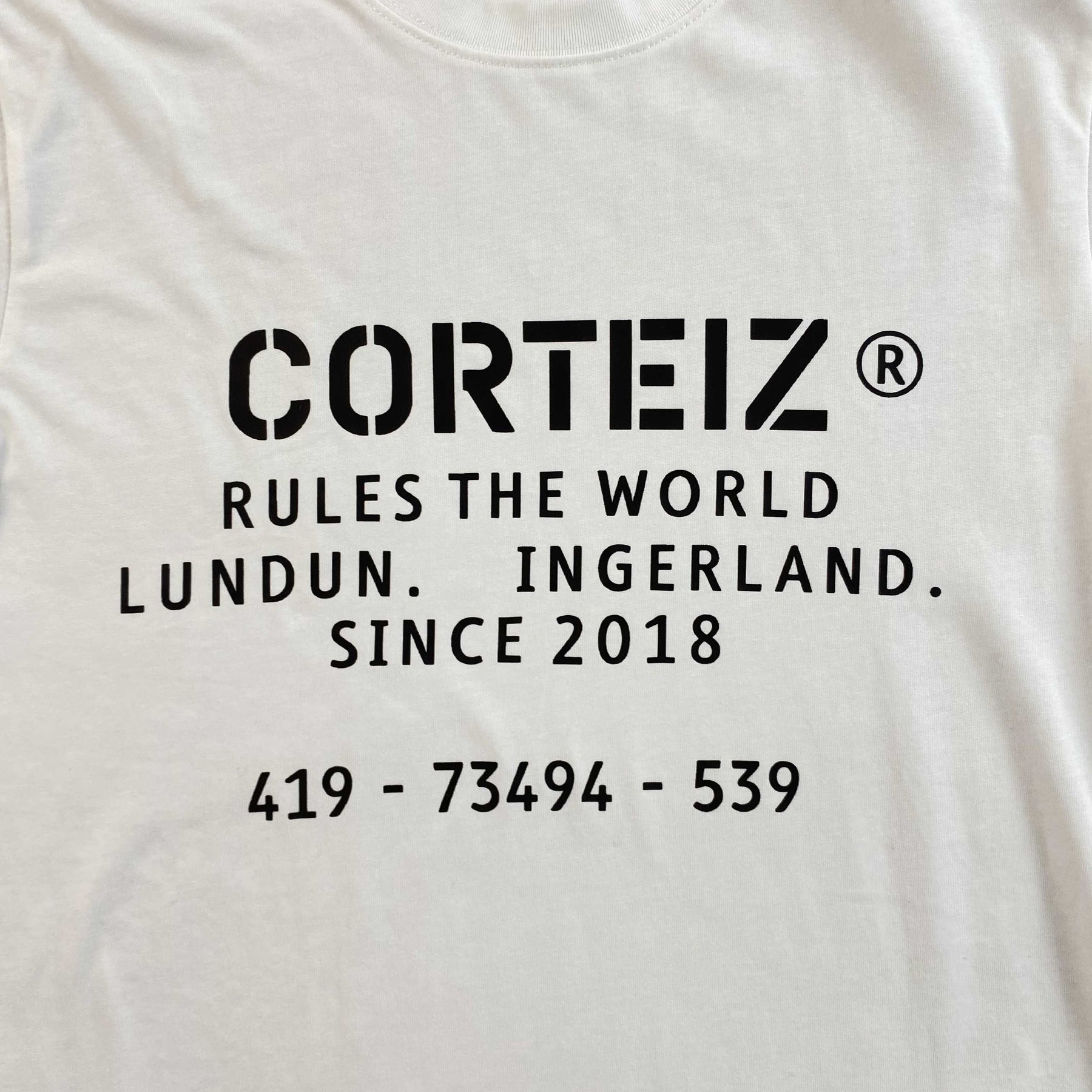 Camisa Corteiz “Og Stencil” ( Branca )