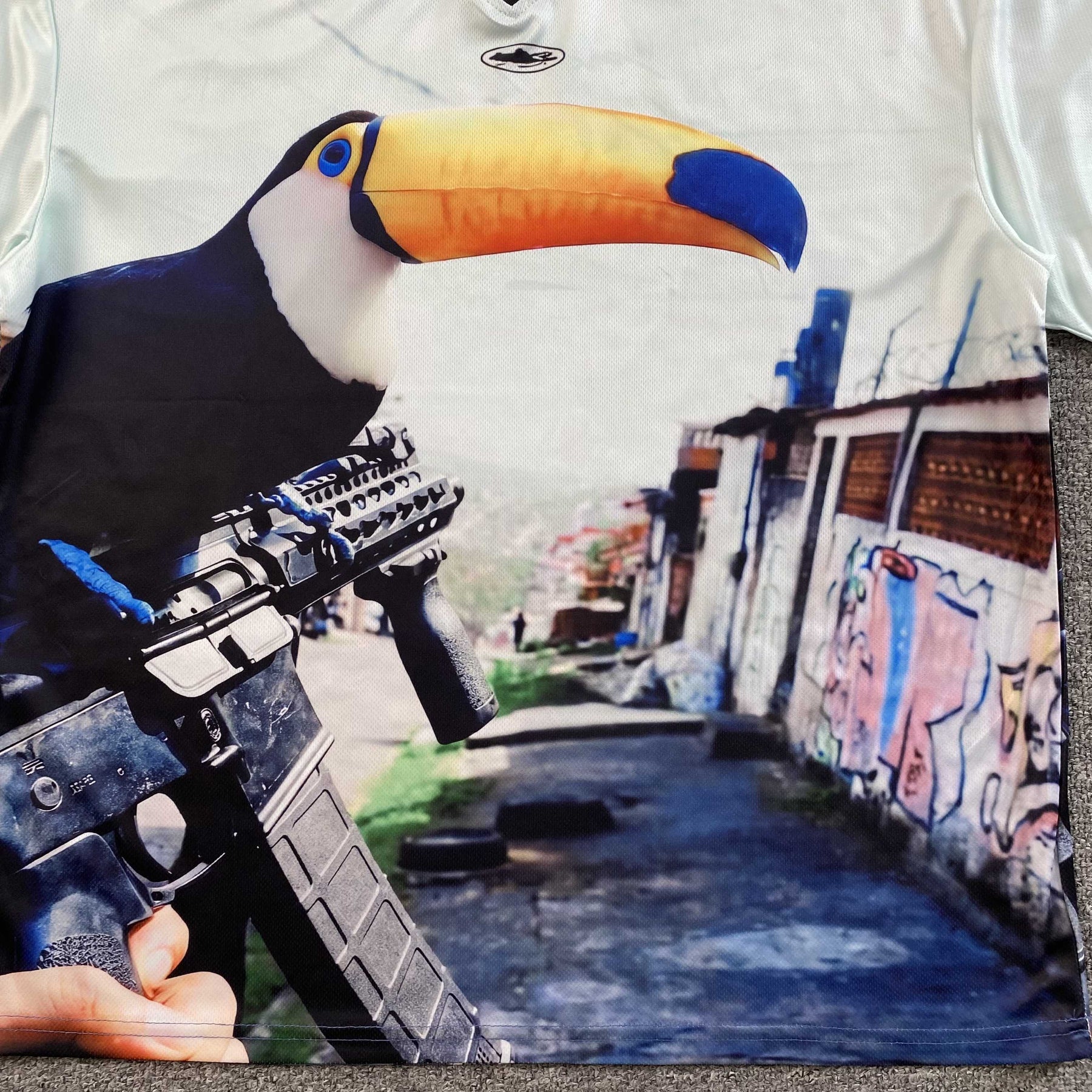 Camisa Corteiz “Narco Pets Mesh”