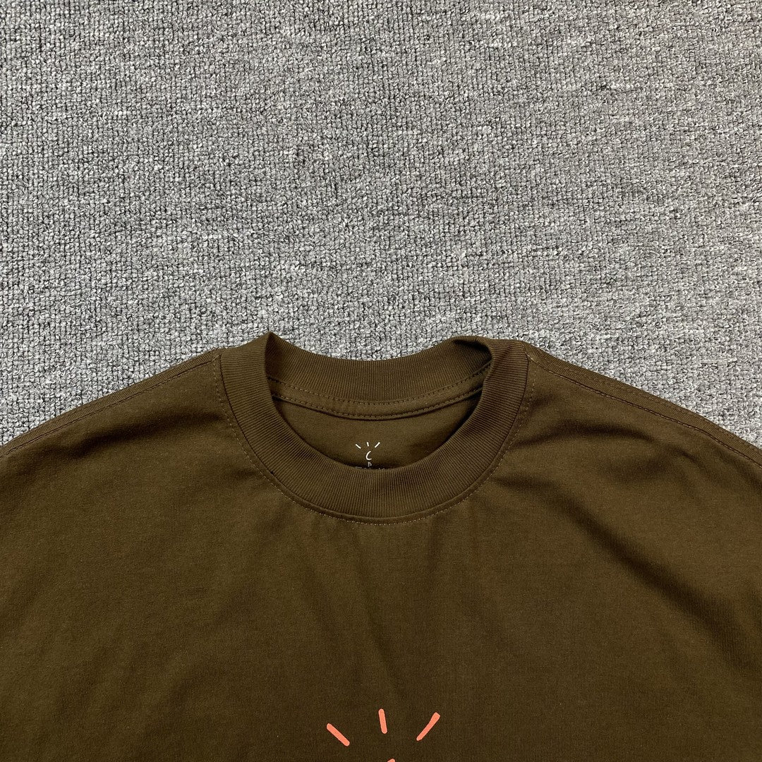 Camisa Cactus Jack ”Sick Mode” ( Marrom )