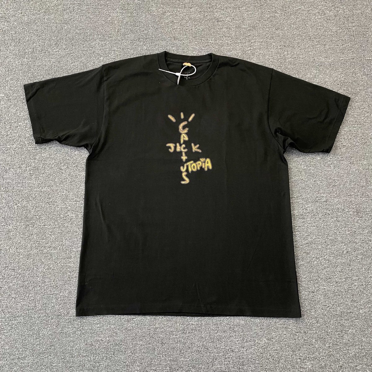 Camisa Cactus Jack ”Jack's Topia” ( Preta )