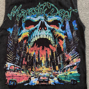 Camisa Majestik “Skull and City”