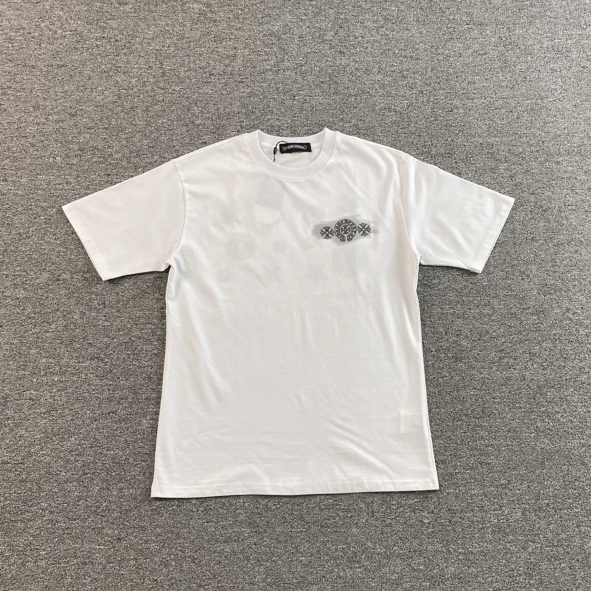 Camisa Chrome Hearts “Embossed Horseshoe ” ( Branca )