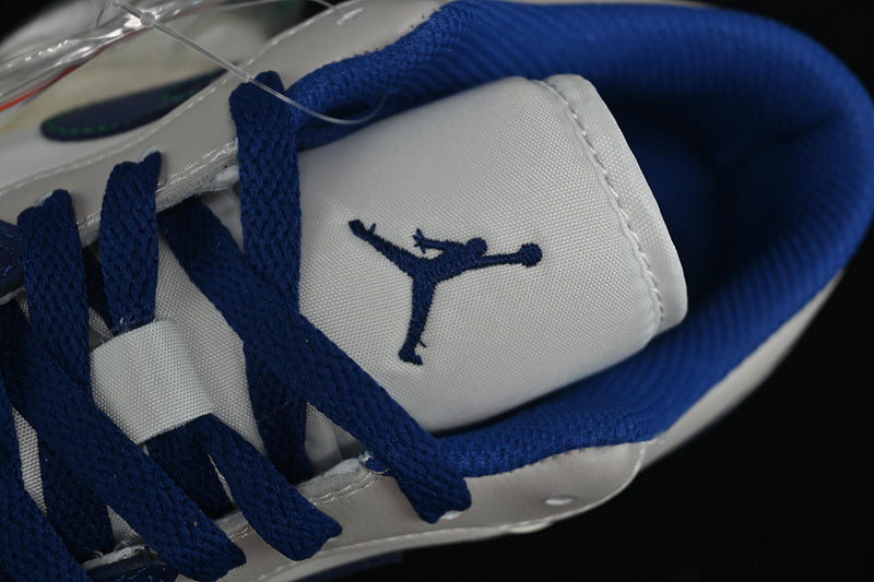 Air Jordan 1 Low “Low Sail Stadium Green Neutral Grey Deep Royal Blue”