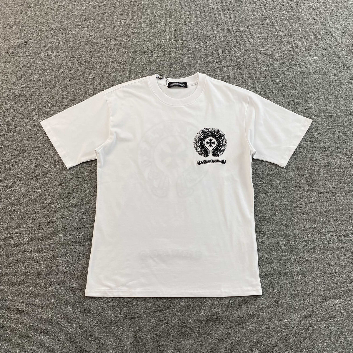 Camisa Chrome Hearts “Embroidered Horseshoe” ( Branca )