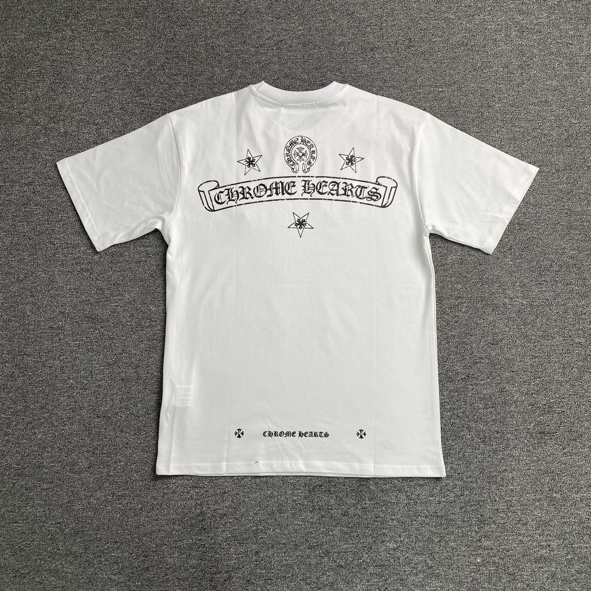 Camisa Chrome Hearts “Star Cross” ( Branca )