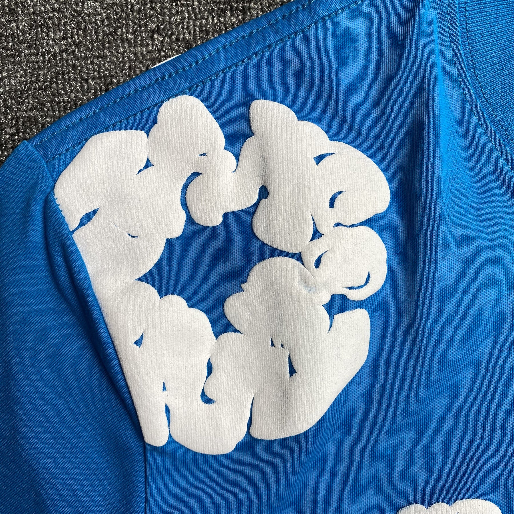 Camisa Denim Tears (Azul e Branco)