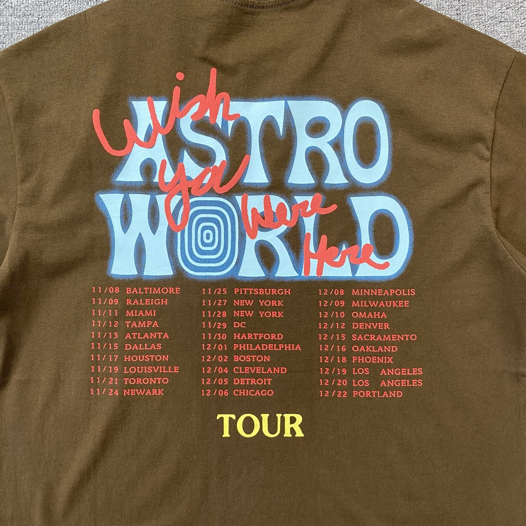 Camisa Cactus Jack ”Astro Worldwide” ( Marrom )