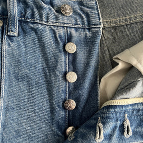 Calça Corteiz “C-Star” ( Cinza com Branco )