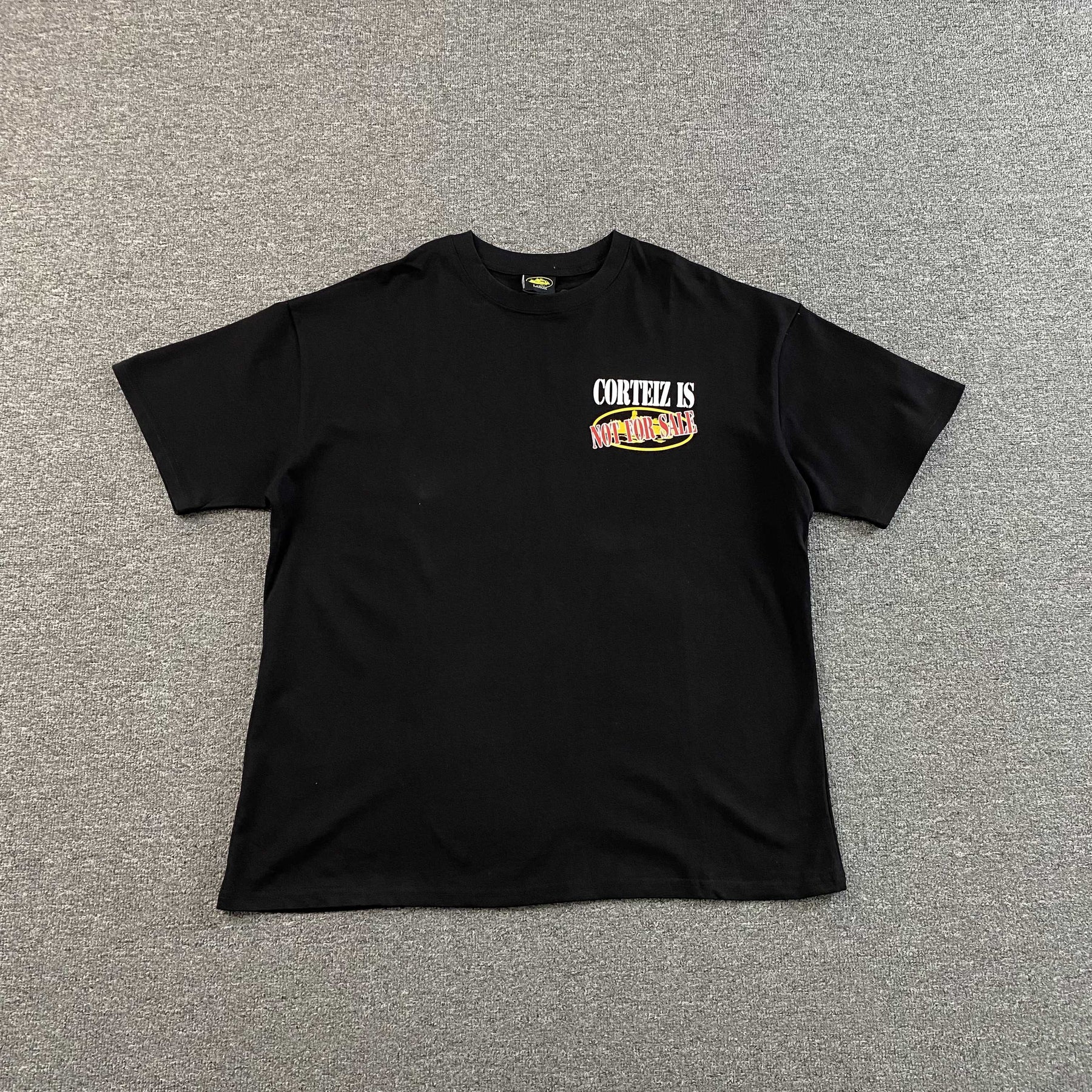 Camisa Corteiz “Not For Sale” ( Preta )