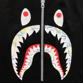 Camisa Bape ”Multicamo Shark” ( Preta )