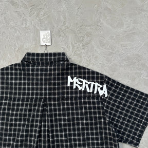 Camisa Mertra “Plaid Shirt” ( Preta )