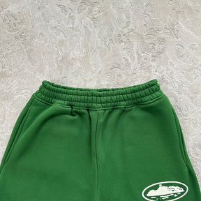 Shorts Corteiz “Island Puff Print” ( Verde )