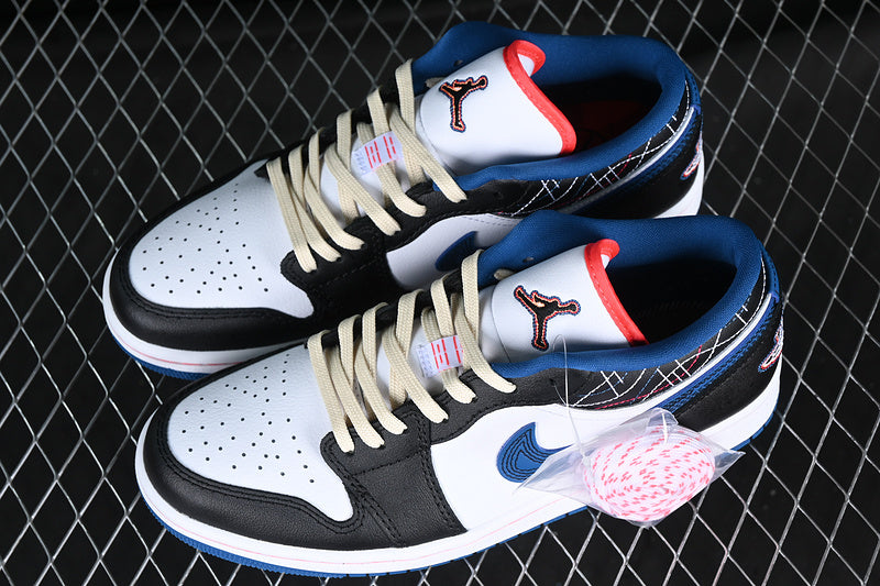 Air Jordan 1 Low "Industrial Blue Sashiko”