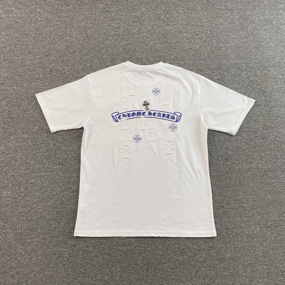 Camisa Chrome Hearts “ Cross Patches” ( Branca )