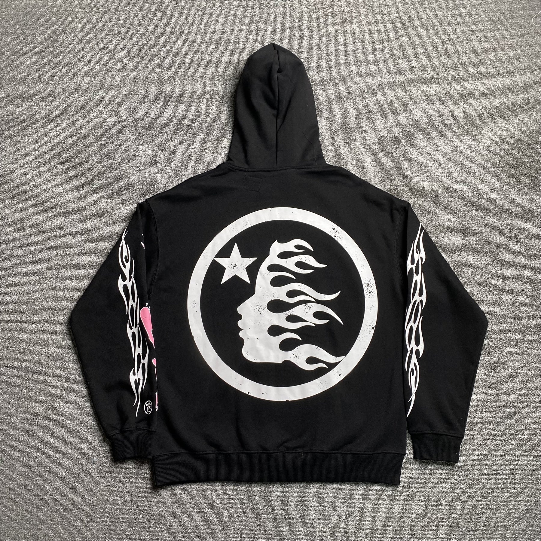 Moletom Hellstar “Glitter Zip Up” ( Preta )