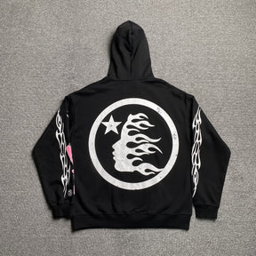 Moletom Hellstar “Glitter Zip Up” ( Preta )