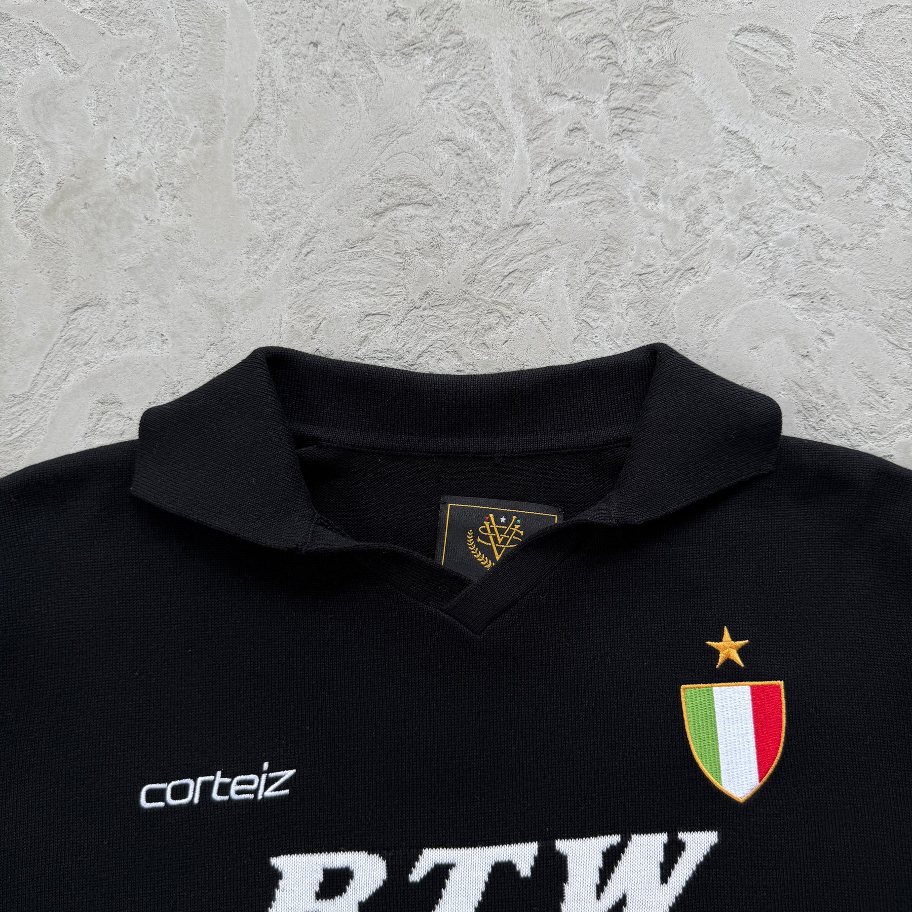 Camisa Jersey Corteiz “A Knit Jersey” ( Preta )