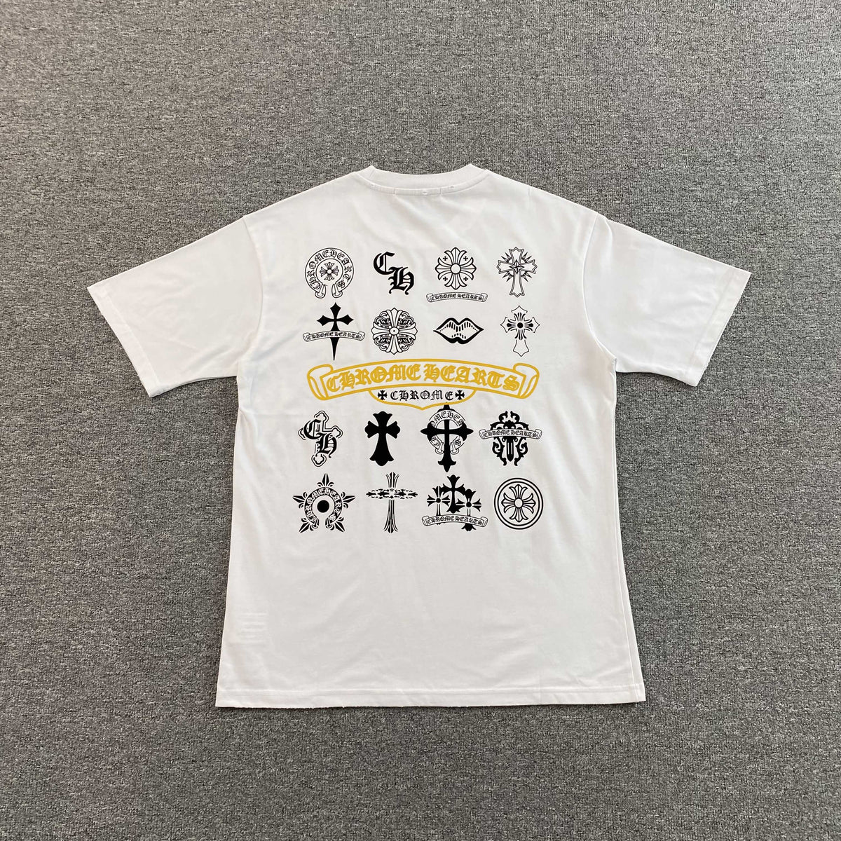 Camisa Chrome Hearts “All Logos” ( Branca )