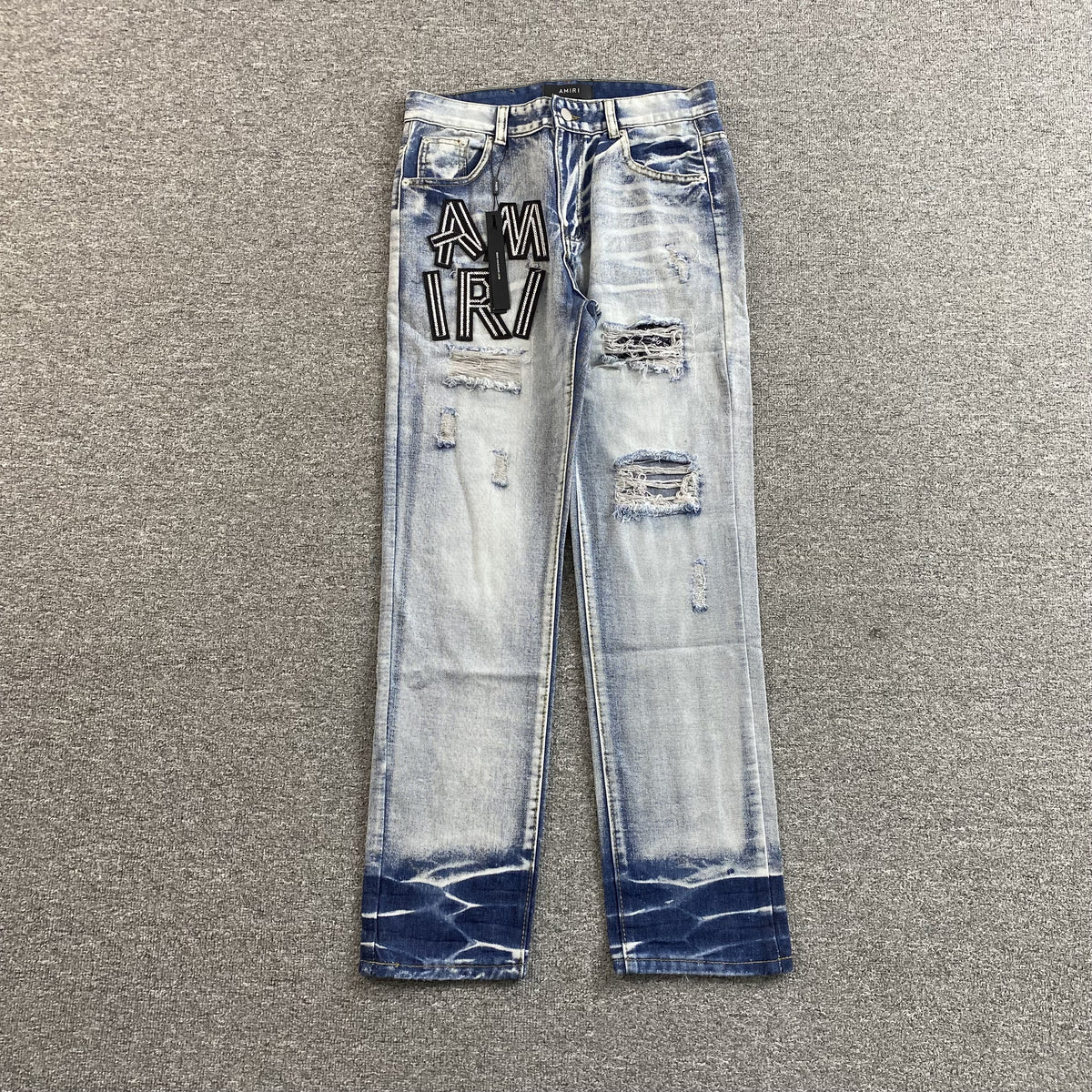 Calça Amiri “Embroidered” ( Cinza )