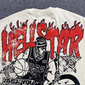 Camisa Hellstar “Basketball” ( Off White )