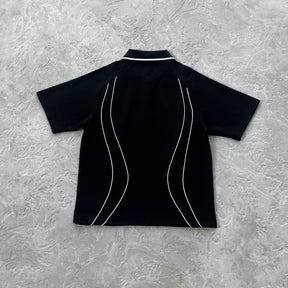 Conjunto Corteiz “Island Pique Polo Set” ( Preto )
