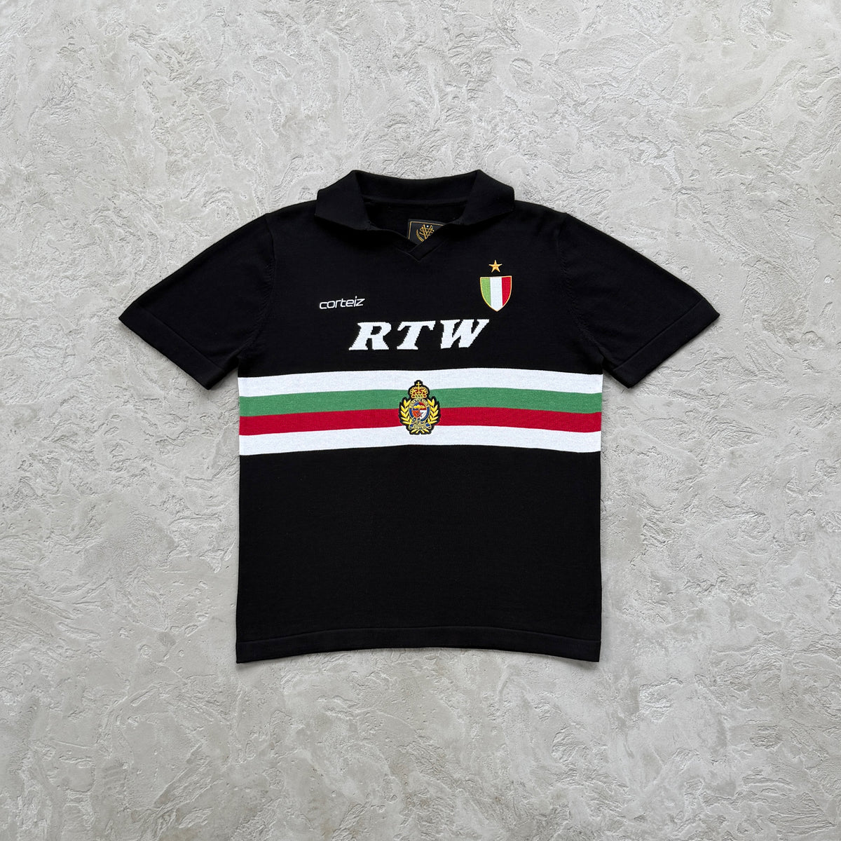 Camisa Jersey Corteiz “A Knit Jersey” ( Preta )