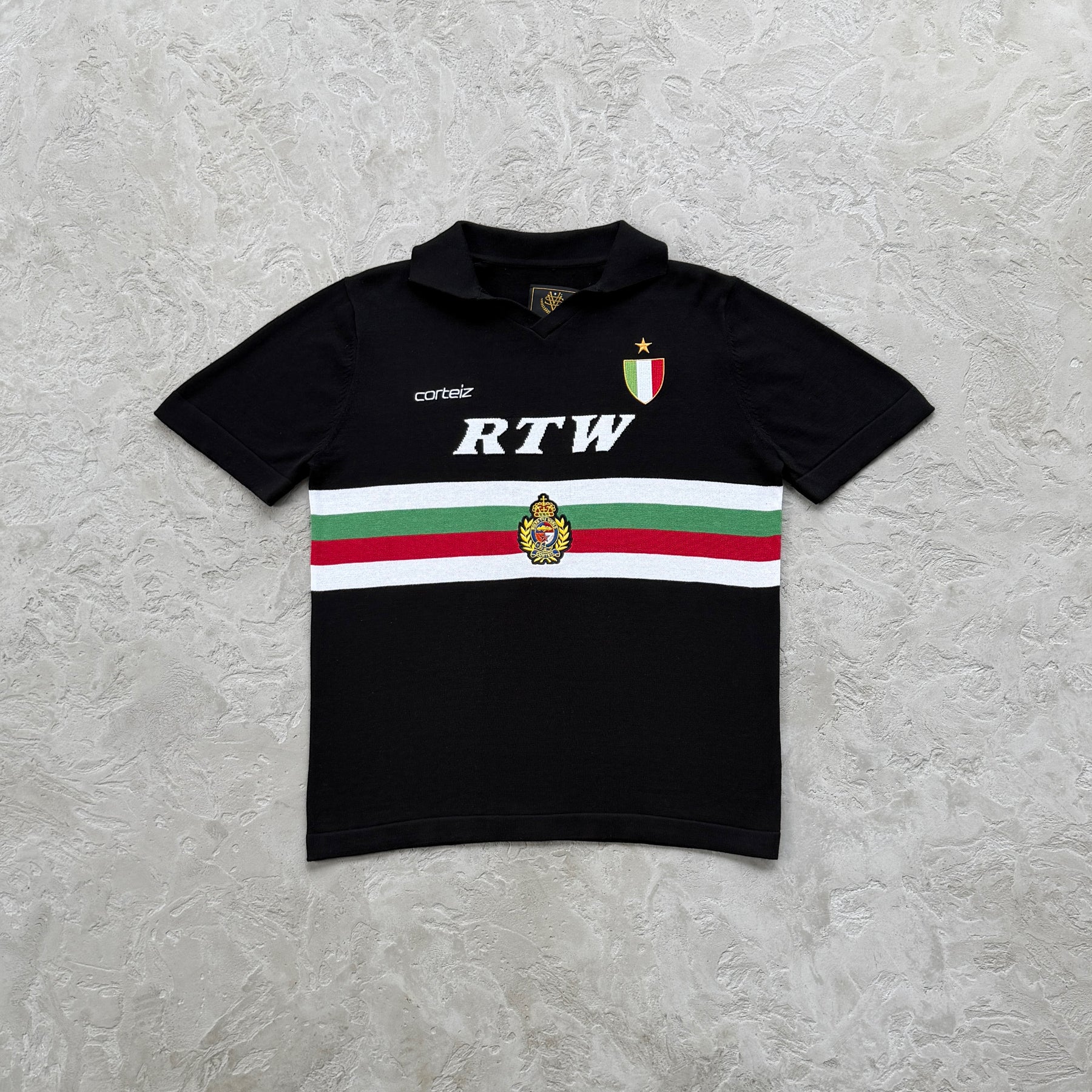 Camisa Jersey Corteiz “A Knit Jersey” ( Preta )
