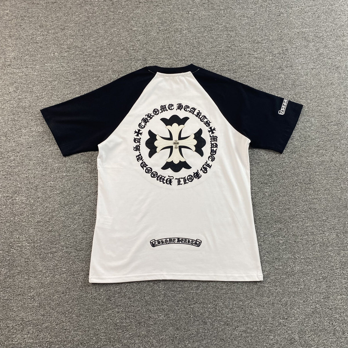 Camisa Chrome Hearts “Raglan” ( Branca com Preta )