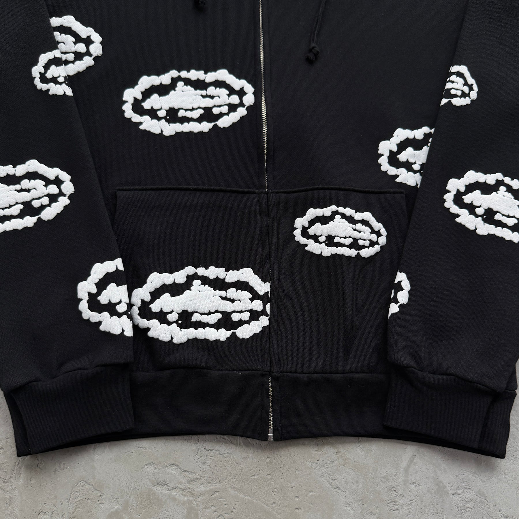 Conjunto Corteiz x Denim Tears ( Preto )