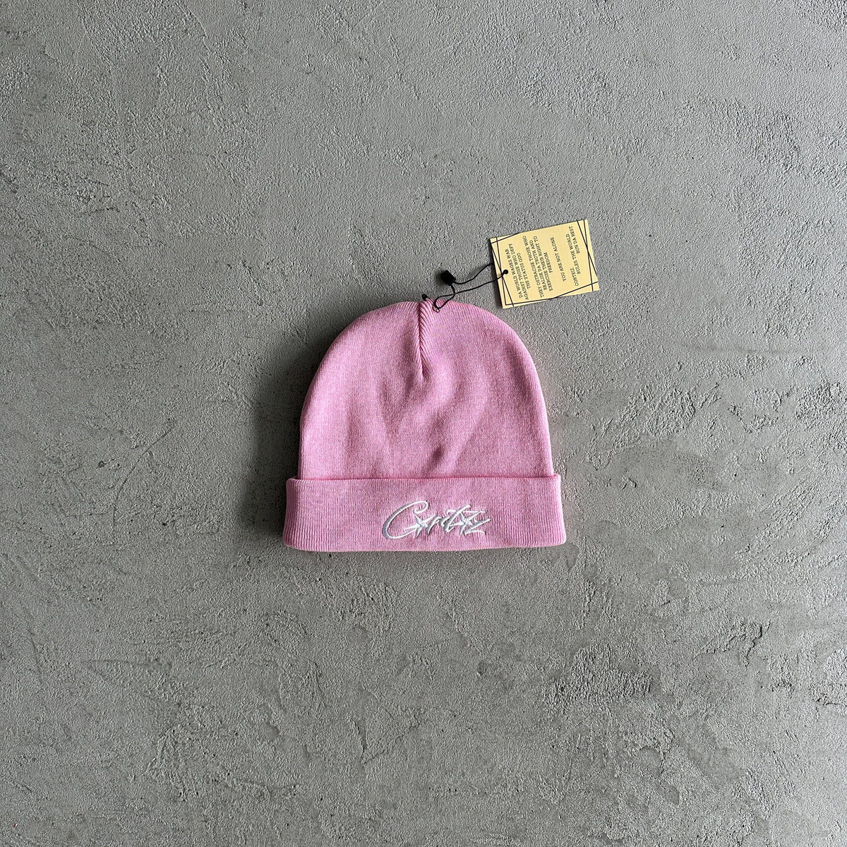 Touca Corteiz “Demon Embroidered Beanie” ( Rosa )