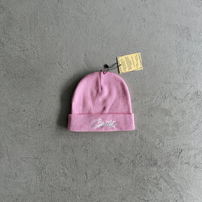 Touca Corteiz “Demon Embroidered Beanie” ( Rosa )