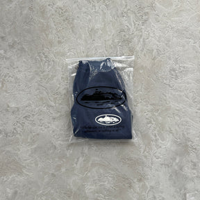 Shorts Corteiz “Island Puff Print” ( Azul Escuro )