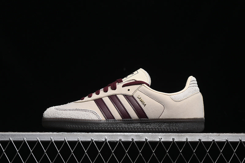 Adidas Samba “Wonder White Maroon”