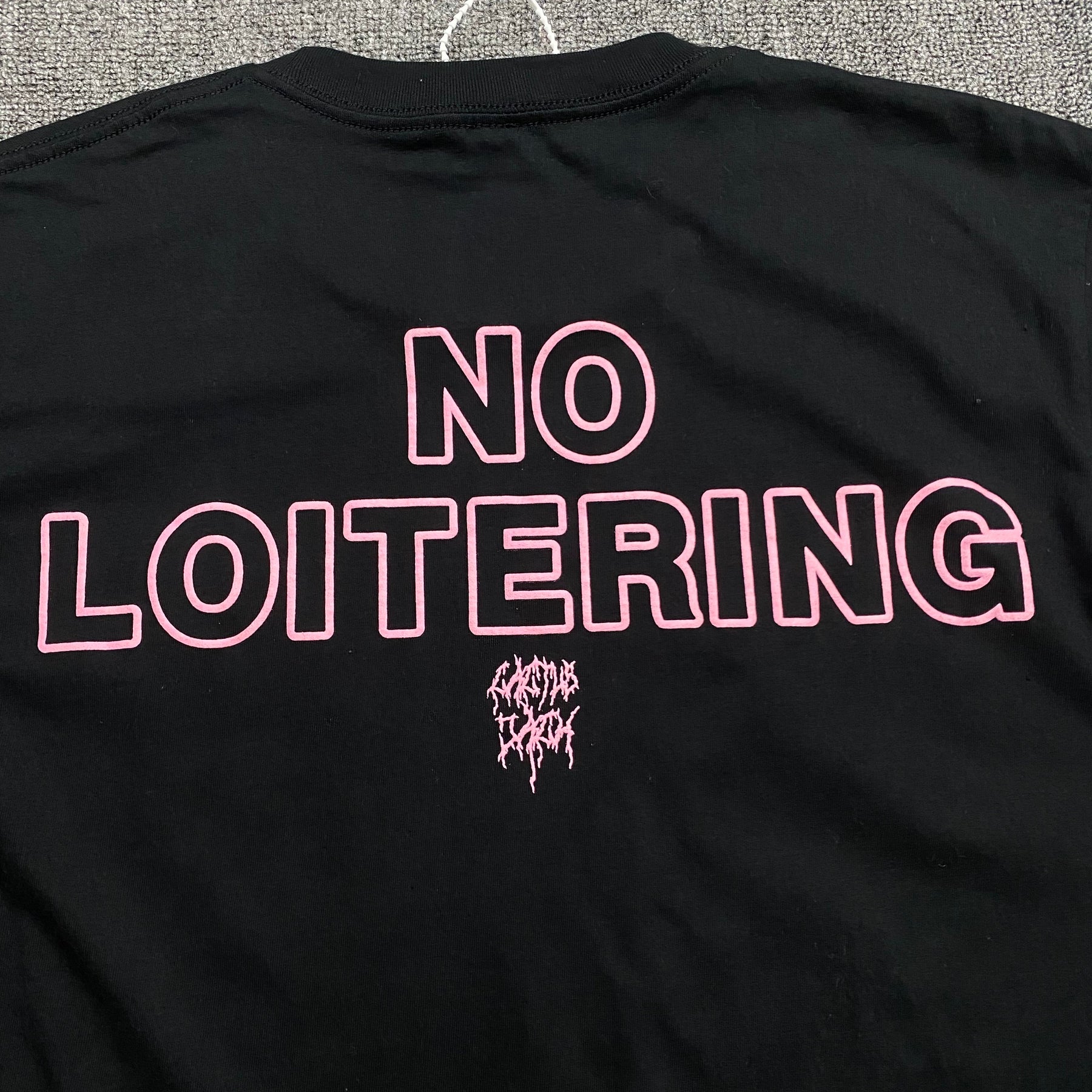 Camisa Cactus Jack “No loitering” ( Preta )