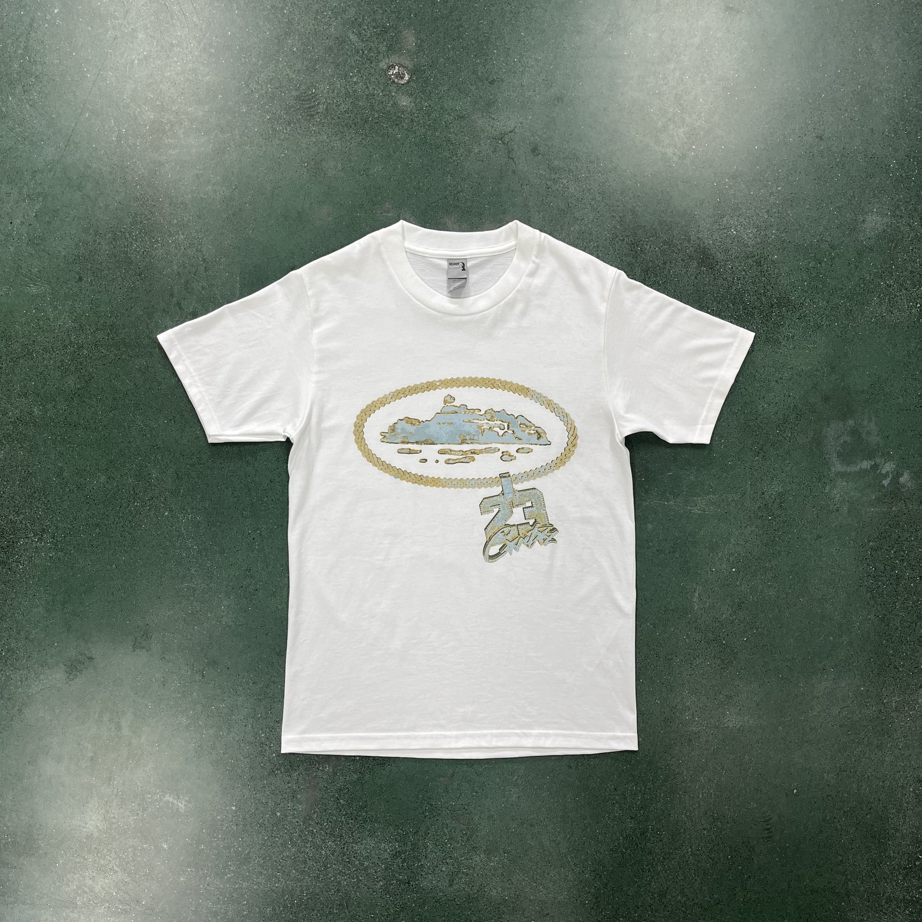 Camisa Corteiz X Central cee ”23” ( White )