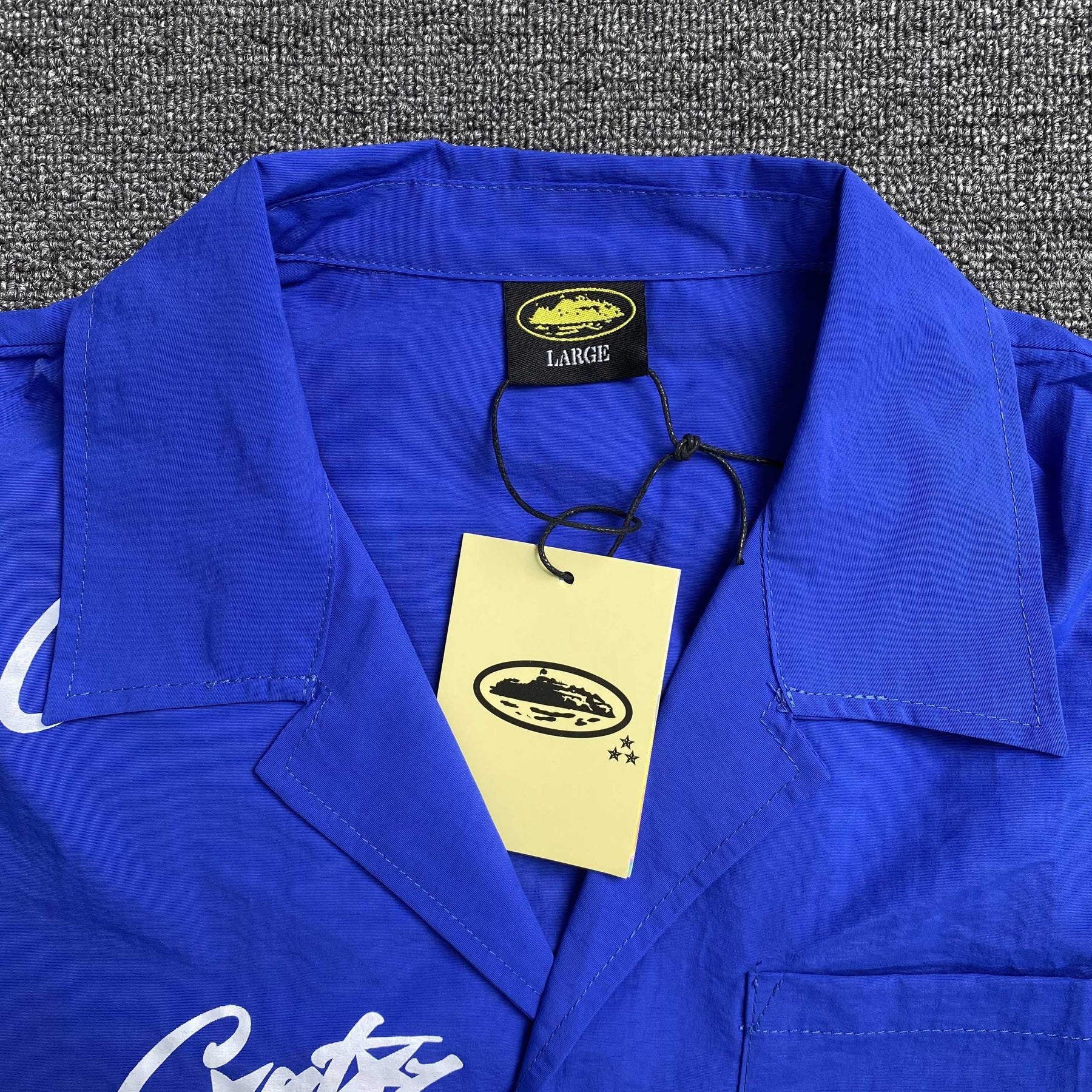 Camisa Corteiz “20 Shirt” ( Azul )