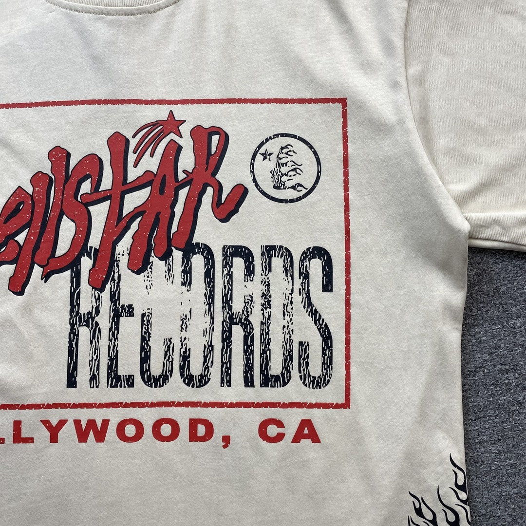 Camisa Hellstar “Hollywood CA” ( Bege )