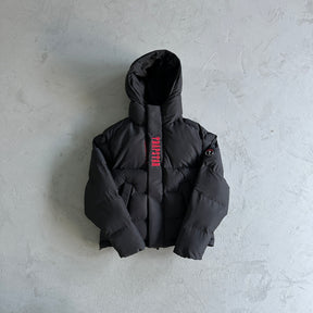 Jaqueta Trapstar “Decoded 2022 Hooded” ( Preto e Vermelho )