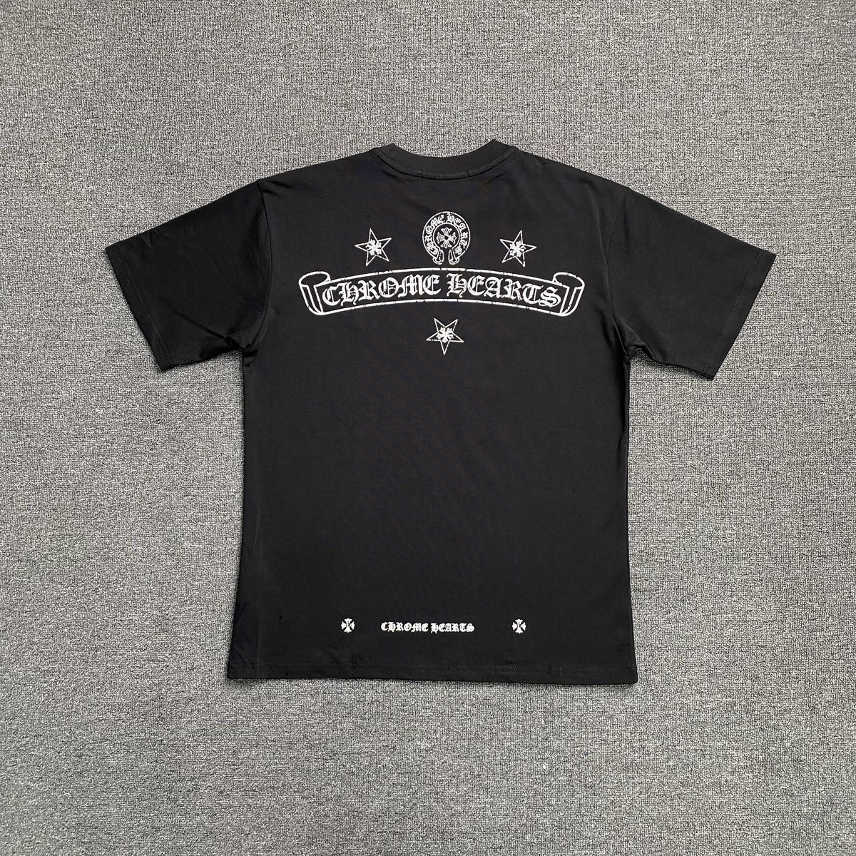 Camisa Chrome Hearts “Star Cross” ( Preta )