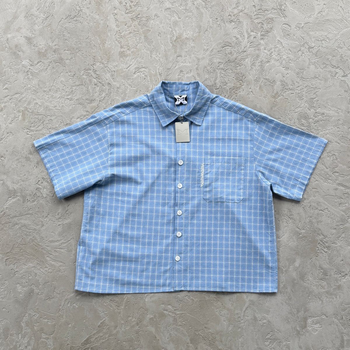 Camisa Mertra “Plaid Shirt” ( Azul )