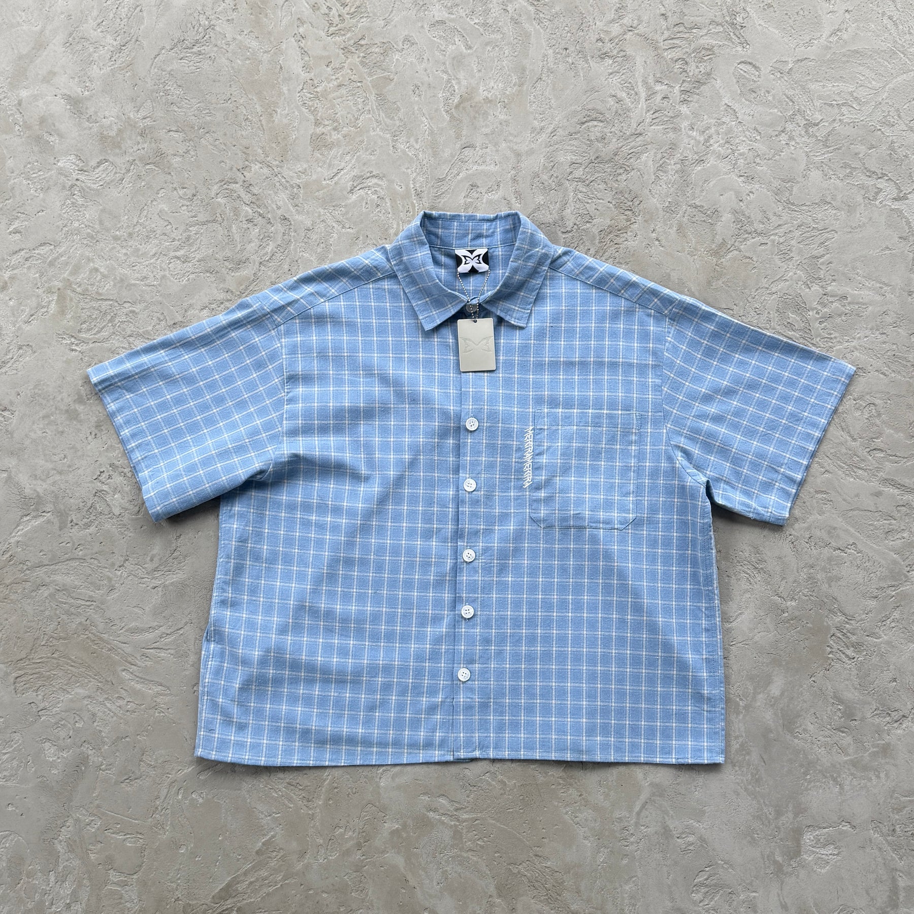 Camisa Mertra “Plaid Shirt” ( Azul )