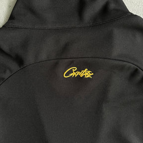 Camisa Corteiz ”Talismo” ( Preta Com Amarela )