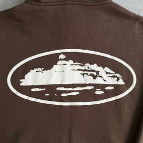 Conjunto Corteiz “Island Puff Print” ( Marrom )